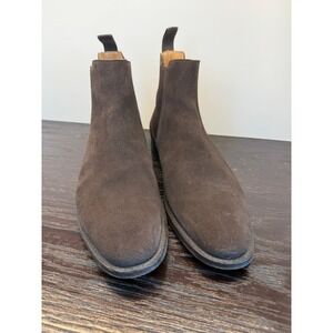 Church's Beijing Mens Dark Brown Suede Chelsea Boots Made in England Size 12